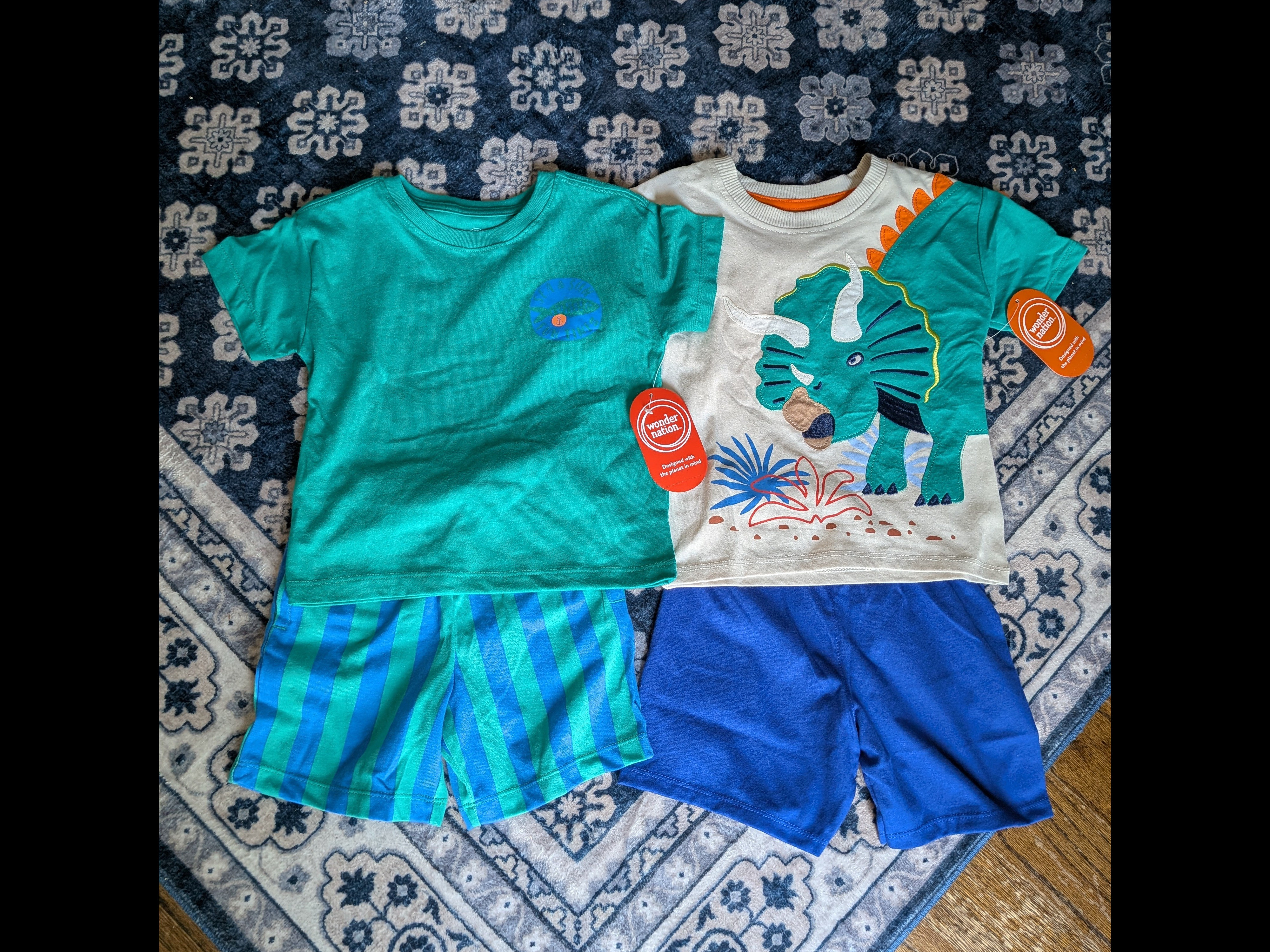 How fun are these! Walmart understood! I'm loving these blues and greens for summer! Run to Walmart before they sell out! 👀 #toddler #boy #summer #sets #dinosaur #sea #walmart

#LTKKids #LTKBaby #LTKmomlife