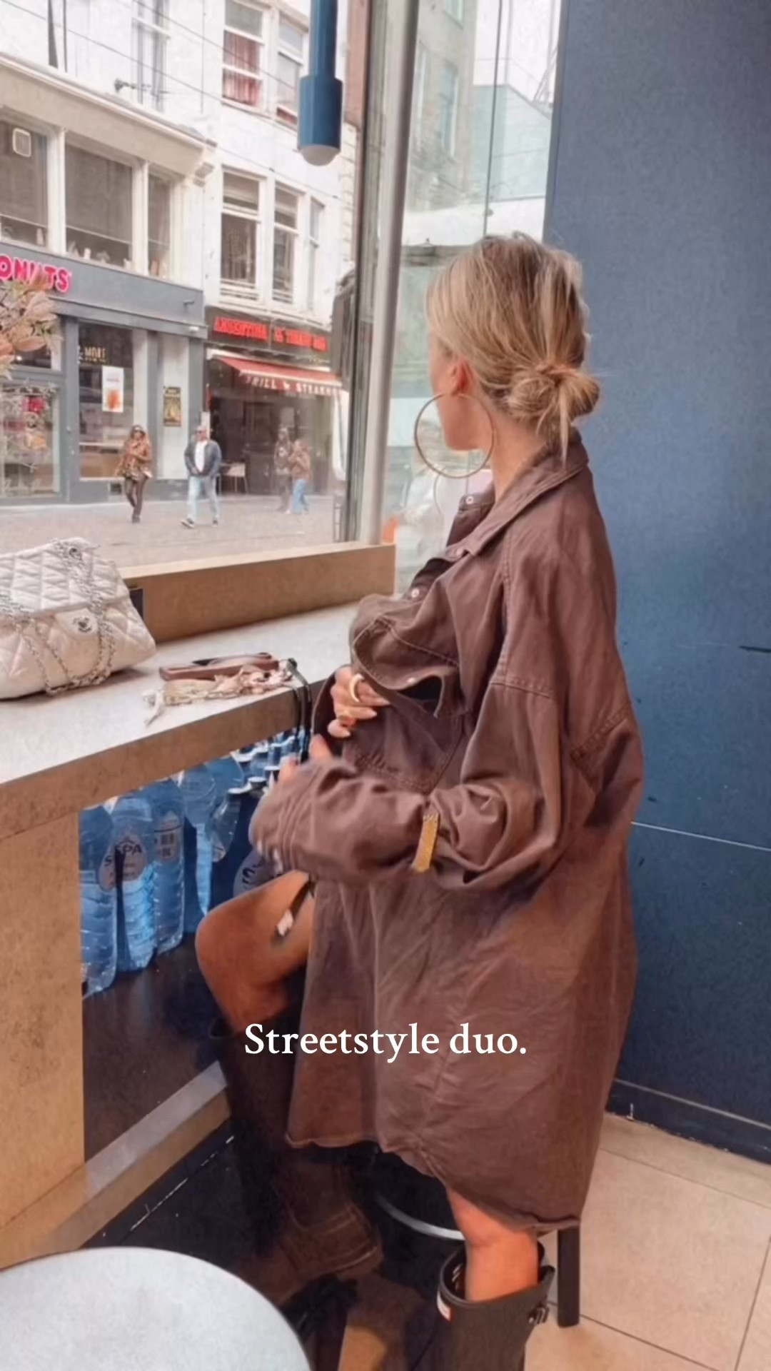 Oversized shirts/jackets and mini skirts + our black MOTO and hunter rain boots wearing them a lot this European summer💕💕 we found similar styles for you to match us 👯‍♀️🌸

#LTKU #LTKFindsUnder100 #LTKStyleTip