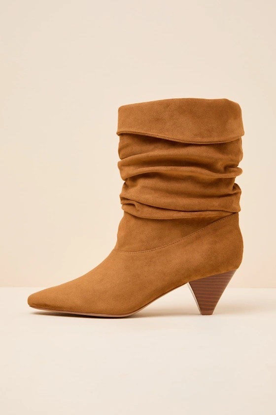 Looking for stylish holiday boots? The Carrie Tan Suede Slouchy Mid-Calf Boots are under $70.

Keywords: Booties, suede booties, leather boots, knee high boots, winter outfit 



#LTKHoliday #LTKSeasonal #LTKgrwm