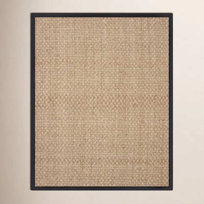 Auckland Natural/Black Area Rug | Wayfair North America