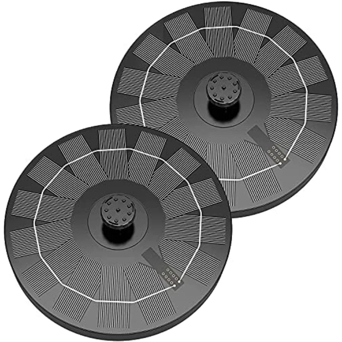 2.5W Solar Bird Bath Fountain, Solar Fountain For Bird Bath With 6 Nozzles, 6.7" Solar Powered Wa... | Wayfair North America