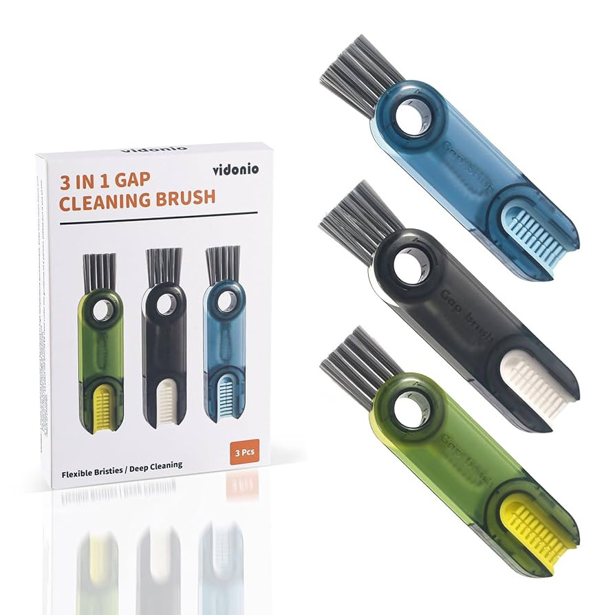 3 in 1 Cup Lid Gap Cleaning Brush Set, Multifunctional Insulation Bottle Cleaning Tools, Mutipurp... | Amazon (US)