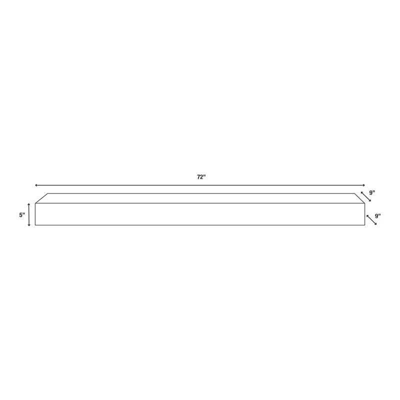 The Zachary Non-Combustible Smooth Fireplace Mantel Shelf ASTM E136 | Wayfair North America