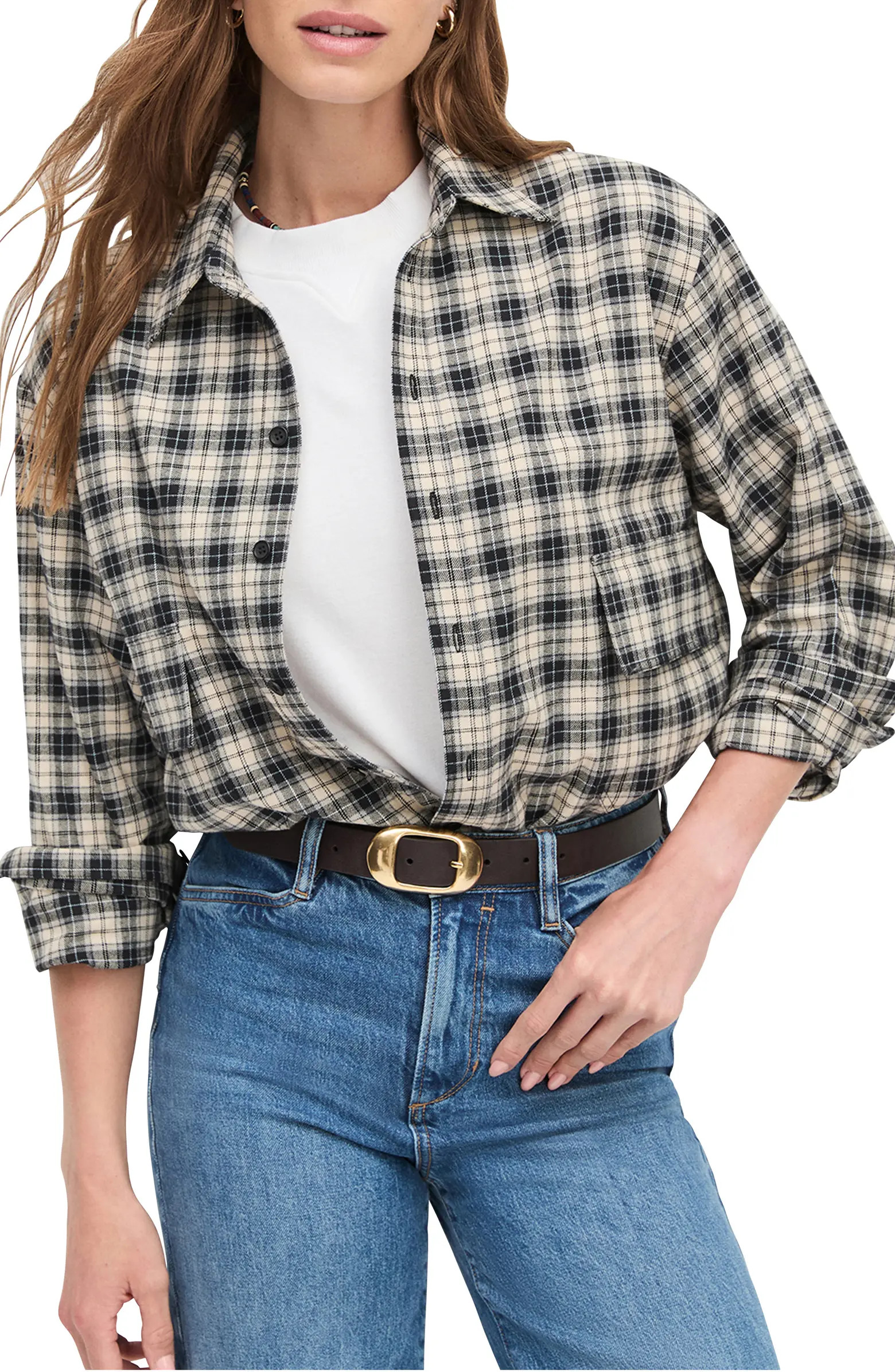 Favorite Daughter The Manor Cotton Button-Up Shirt | Nordstrom | Nordstrom