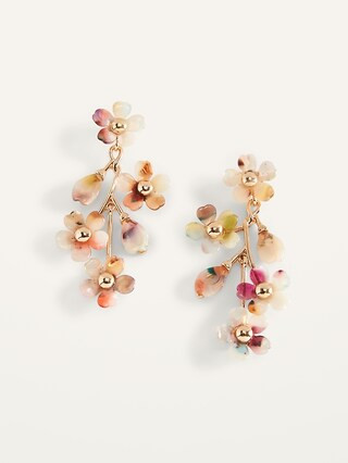 Flower Drop Earrings for Women | Old Navy (US)