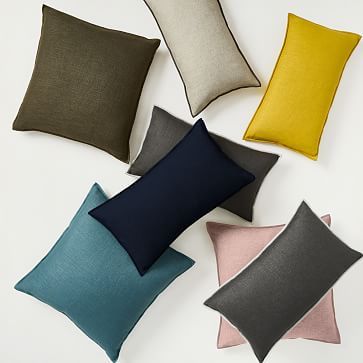 Classic Linen Pillow Cover | West Elm (US)