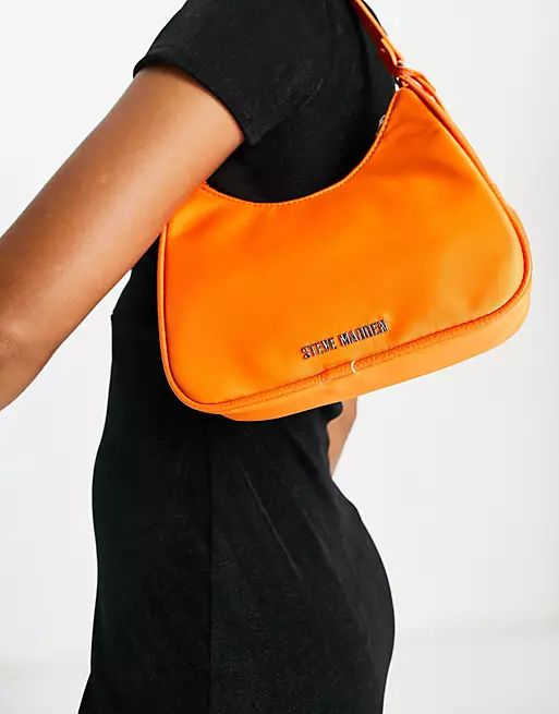 Steve Madden Bpaula nylon shoulder bag in orange | ASOS (Global)