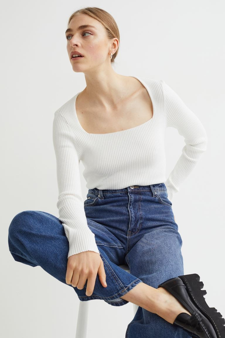 Rib-knit Top | H&M (US + CA)
