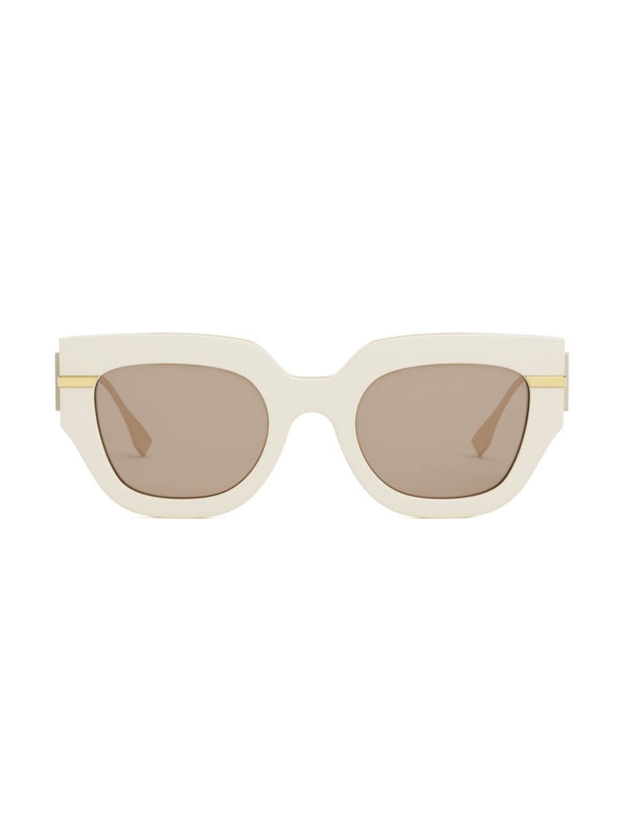 Fendigraphy 51MM Geometric Sunglasses | Saks Fifth Avenue