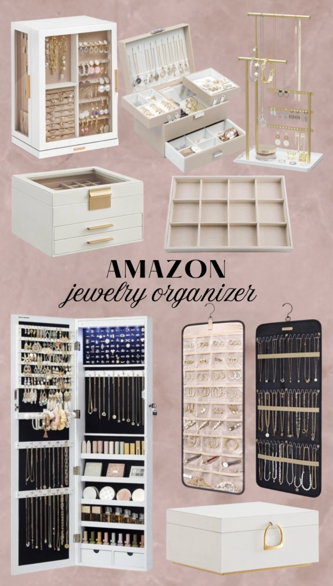 Self care through organization. These are the best jewelry organizers. 

Jewelry organizers #amazon @amazon #amazon @shop.ltk #liketkit #founditonamazon #amazonpartner @amazonfashion #amazonfashion @amazoninfluencerprogram #NewYear2025

#LTKHome #LTKSaleAlert