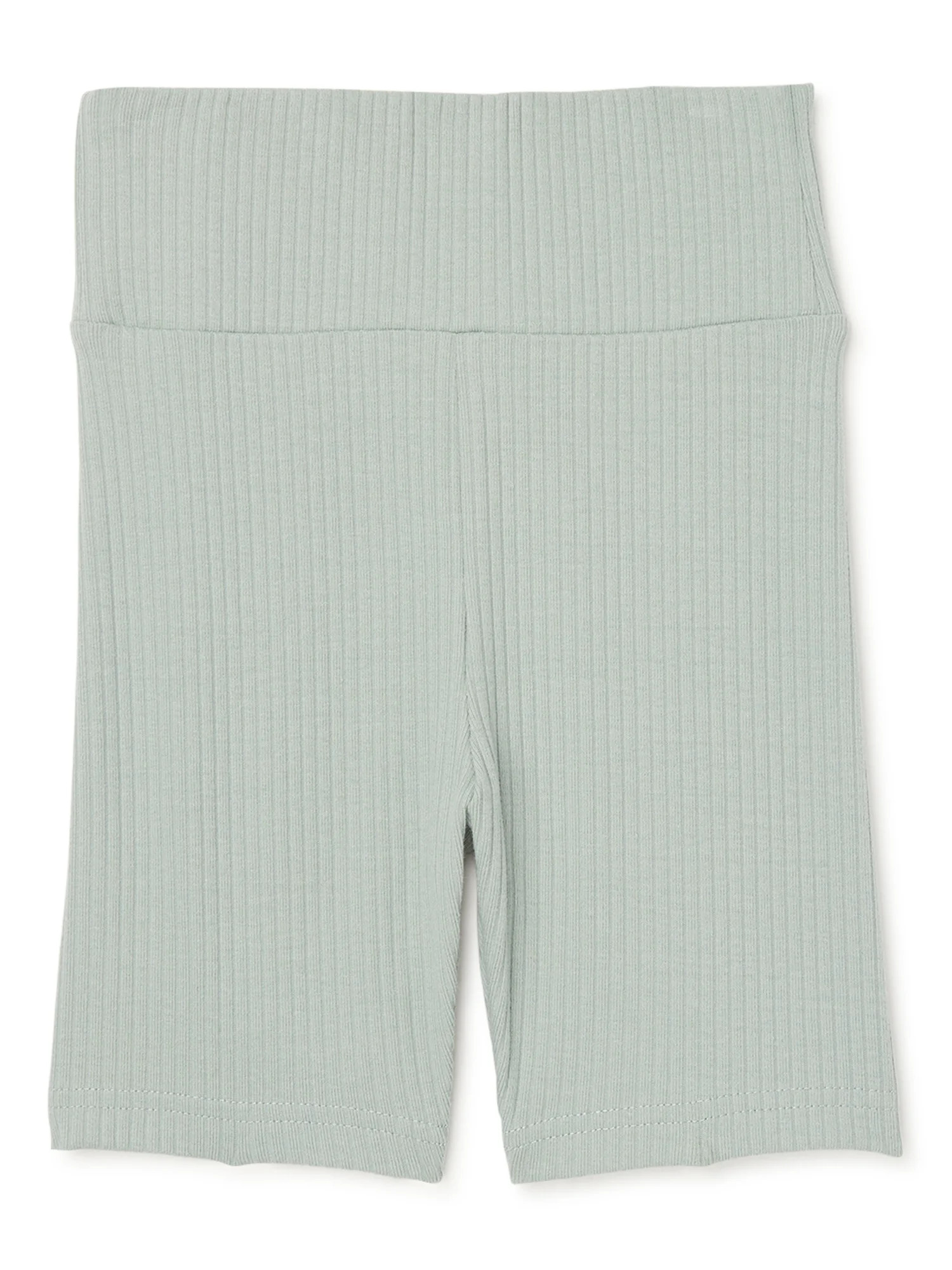 Wonder Nation Girls Ribbed Bike Shorts, Sizes 4-18 & Plus | Walmart (US)