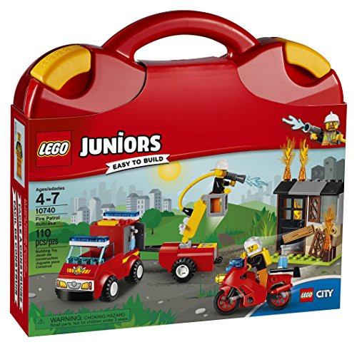 LEGO Juniors Fire Patrol Suitcase 10740 Toy for 4-7-Year-Olds | Amazon (US)