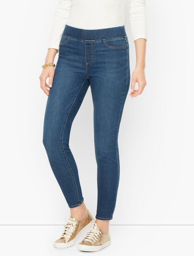 Sculpt Pull-On Jeggings - Ellis Wash | Talbots