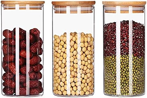 UNIQUE PR Large Airtight Food Storage Container Set ,Food Canisters 3 Pcs stable high borosilicat... | Amazon (US)