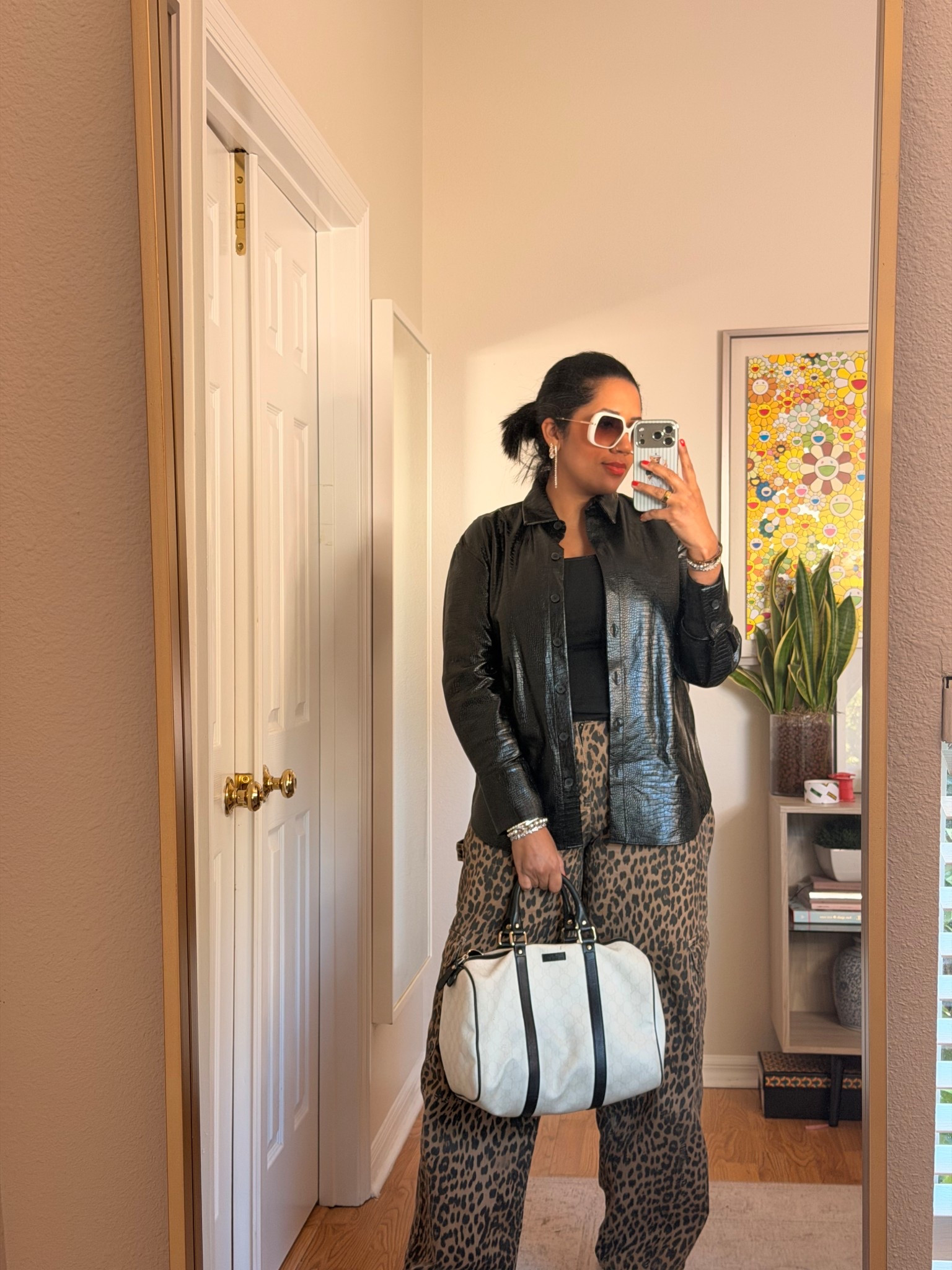 Living in layers while it is cold here in Tampa! 

My faux leather shirt is old from @Zara! 

#LTKSeasonal #LTKootd