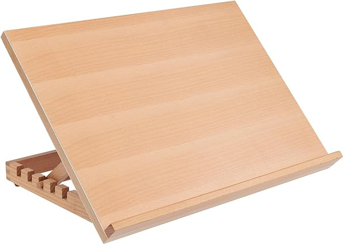 SoHo Urban Artist 12x16 Adjustable Portable Drawing Board Stand Easel, 5 Positions, Natural Beech... | Amazon (US)