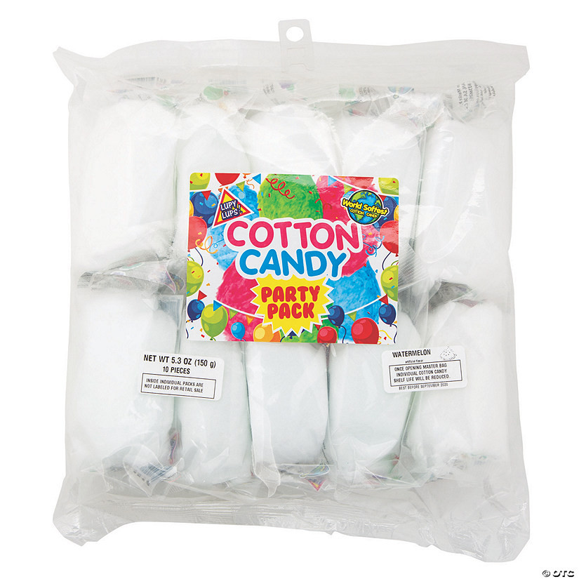 Cotton Candy Favor Packs - 10 Pc. | Oriental Trading Company