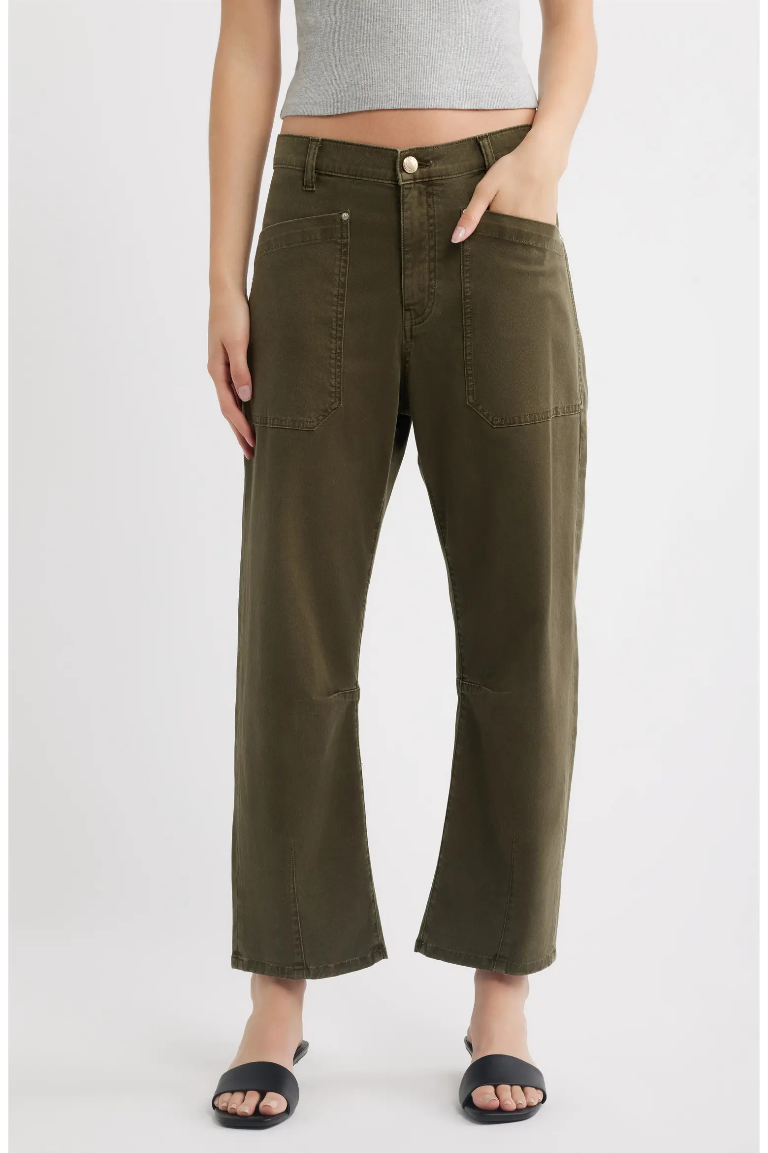 Billie High Waist Barrel Leg Jeans (Women) | Nordstrom | Nordstrom