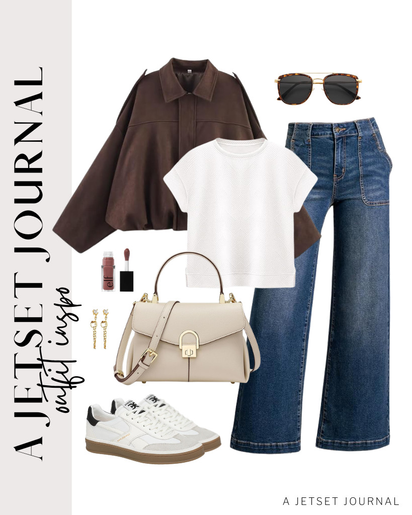 I love pairing my Sam Edelman Althea sneakers with a white short-sleeve top and jeans, then topping it off with a coffee-colored jacket. For this cozy chic look, I would choose a classy top-handle satchel bag and a pair of huggie hoop earrings. 

 #LTKSeasonal #LTKSaleAlert #LTKTravel