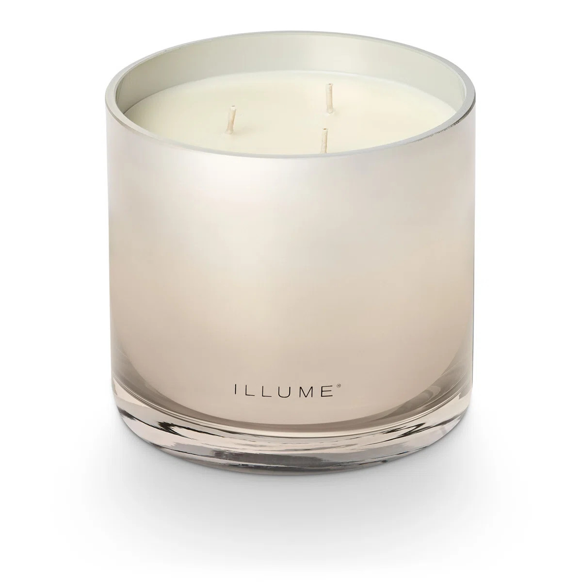 Statement Glass Candle, Winter White | Wayfair North America