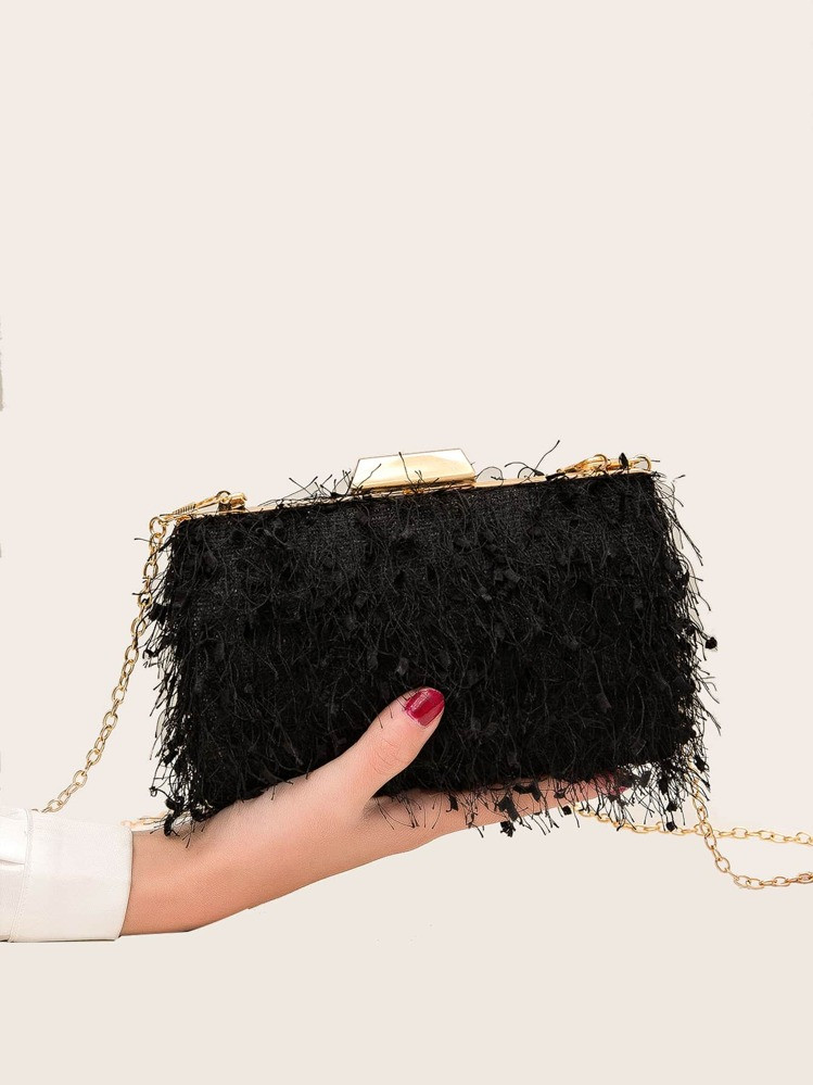 Fashionable,Stylish Glamorous,Elegant,Exquisite,Quiet Luxury Fuzzy, Soft, Plush Mini Fluffy Chain... | SHEIN