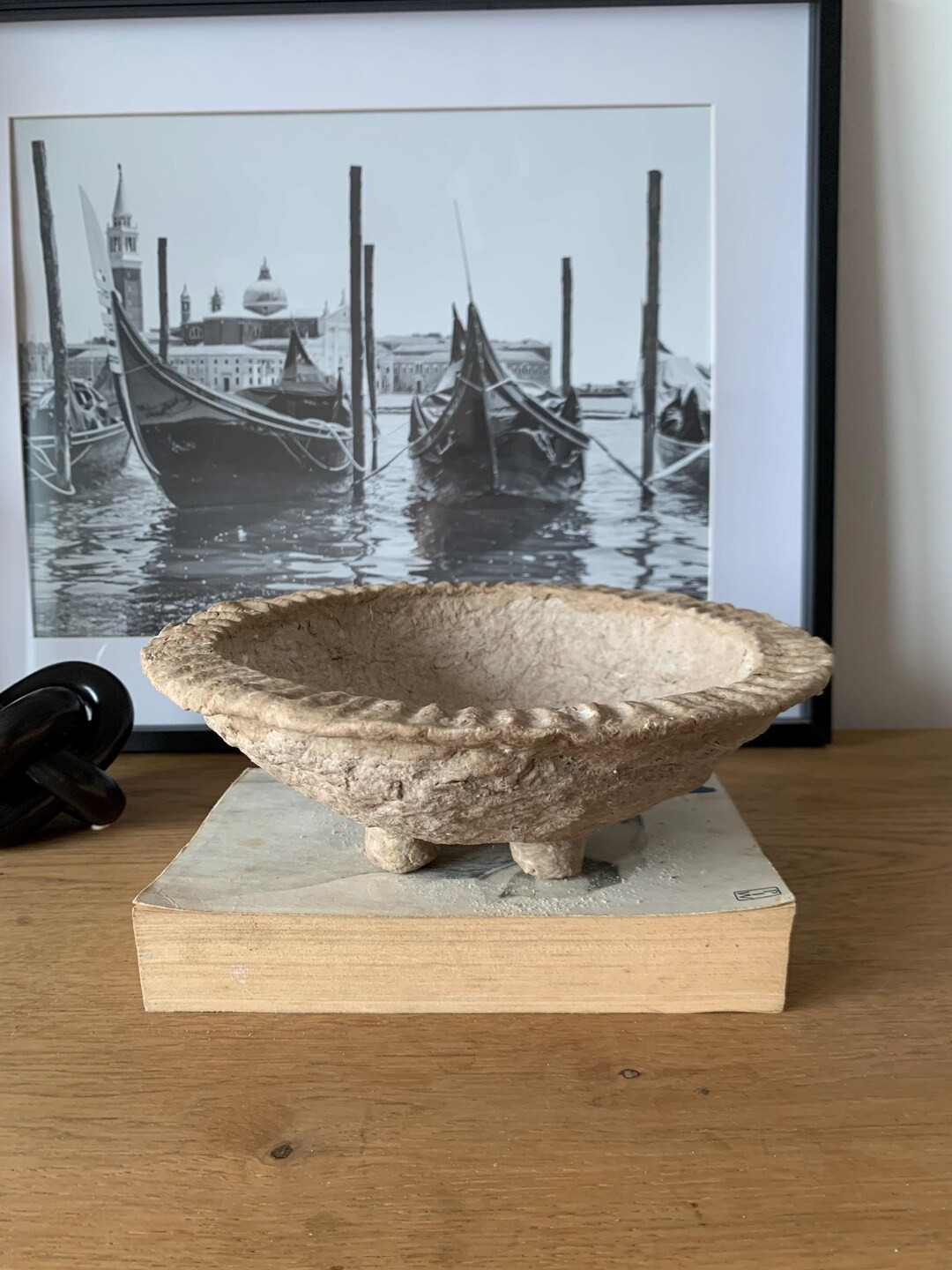 Decorative bowl paper mâché bowl wabi sabi rustic organic 22cm | Etsy (US)
