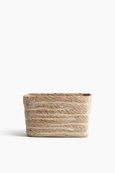 H & M - Small Handmade Seagrass Storage Basket - Beige | H&M (US + CA)