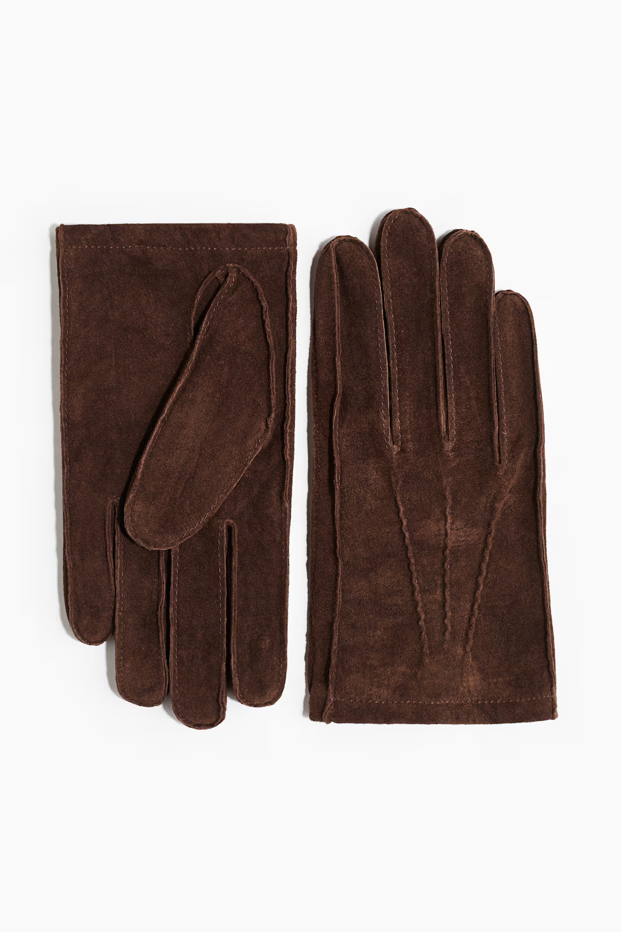 Suede gloves - Dark brown - Ladies | H&M GB | H&M (UK, MY, IN, SG, PH, TW, HK)