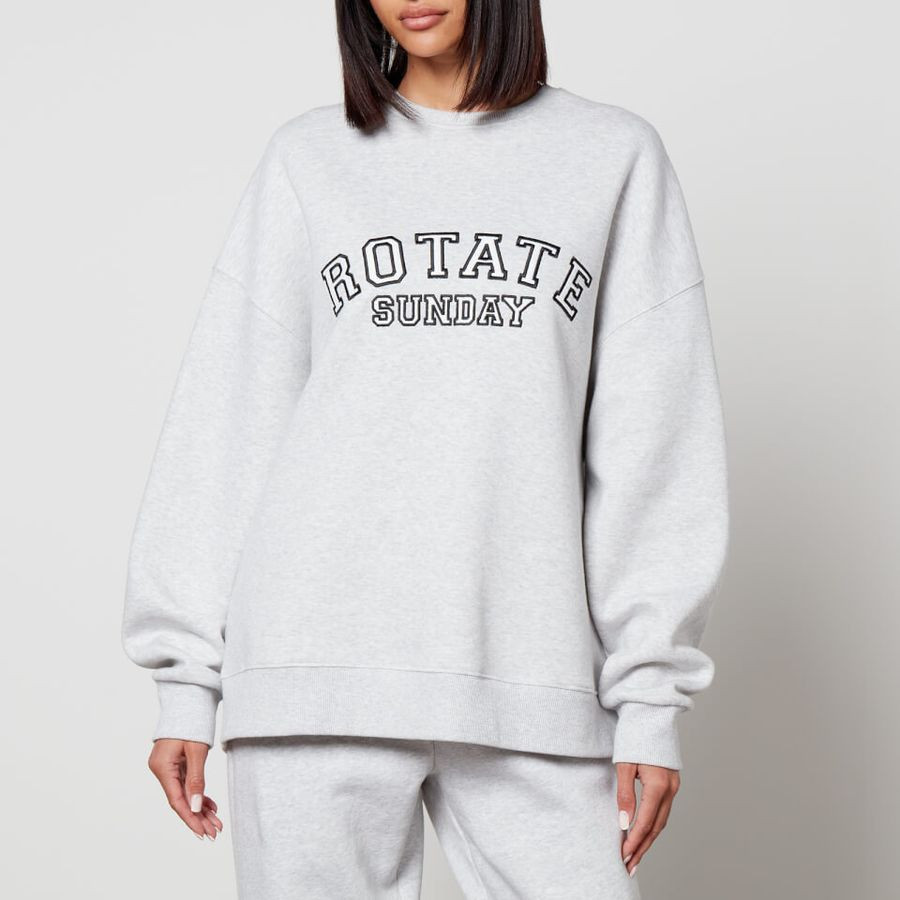 ROTATE Classic Cotton-Jersey Sweatshirt | Coggles (Global)