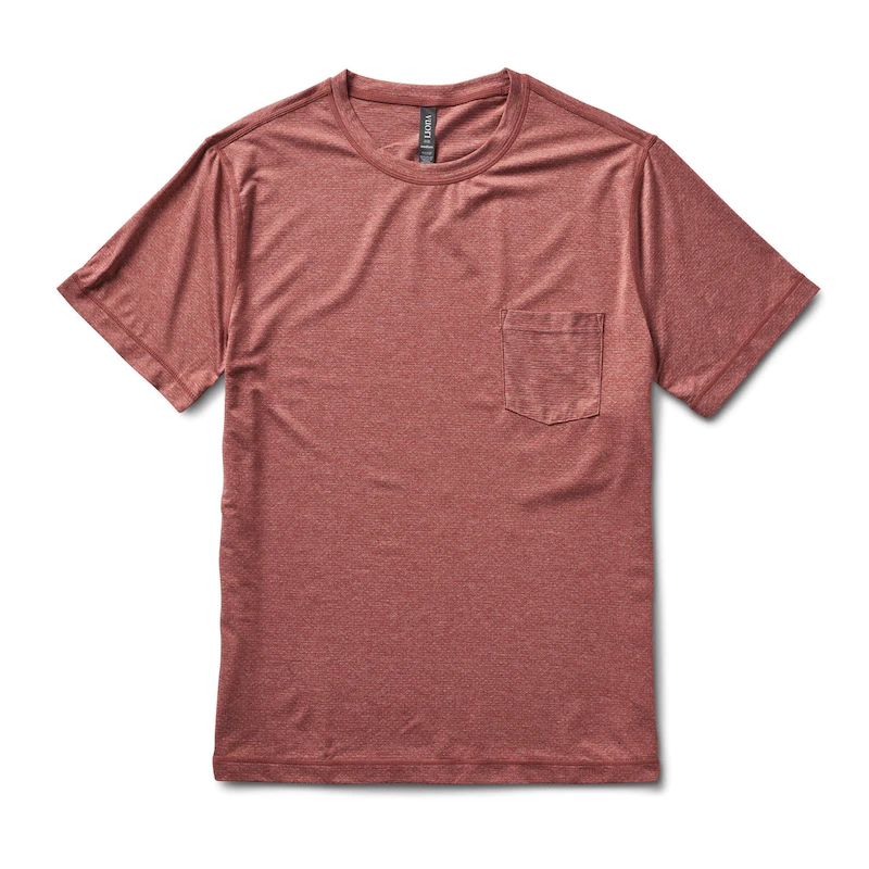 Tradewind Performance Tee | Sienna Heather | Vuori Clothing