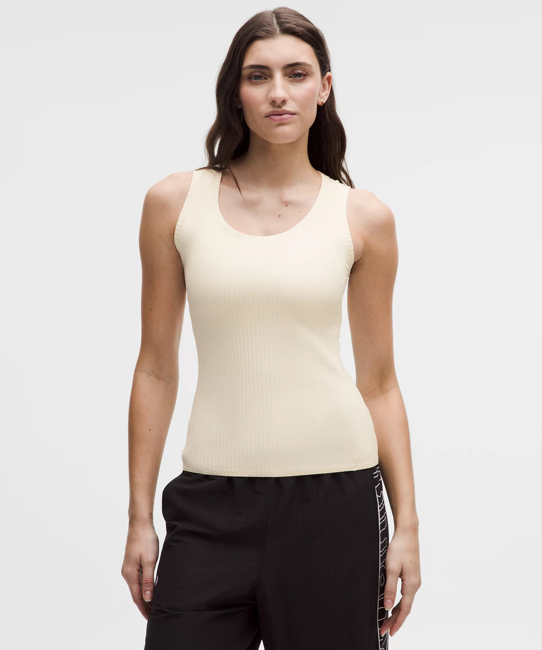 Wundermost Ultra-Soft Ribbed Nulu Scoop-Neck Tank Top | Lululemon (US)