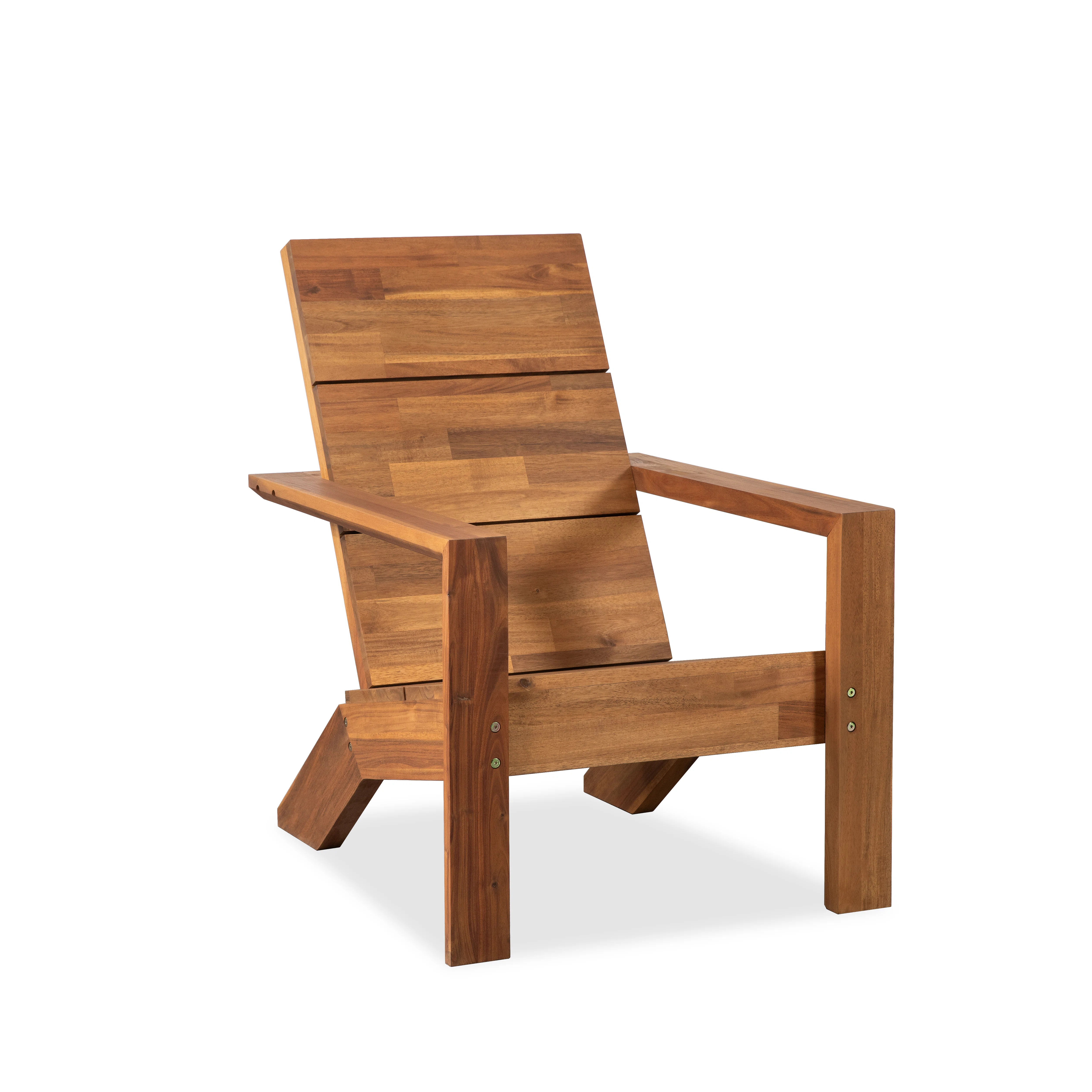 Renae Outdoor Acacia Adirondack Chair | AllModern