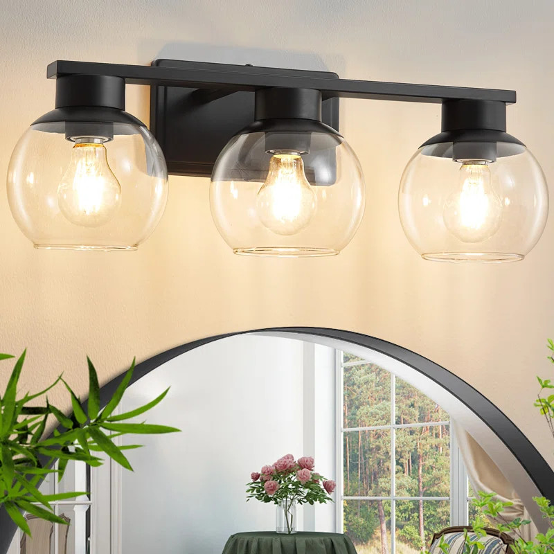 Geneva Dimmable Bathroom Vanity Light Fixtures | Wayfair North America