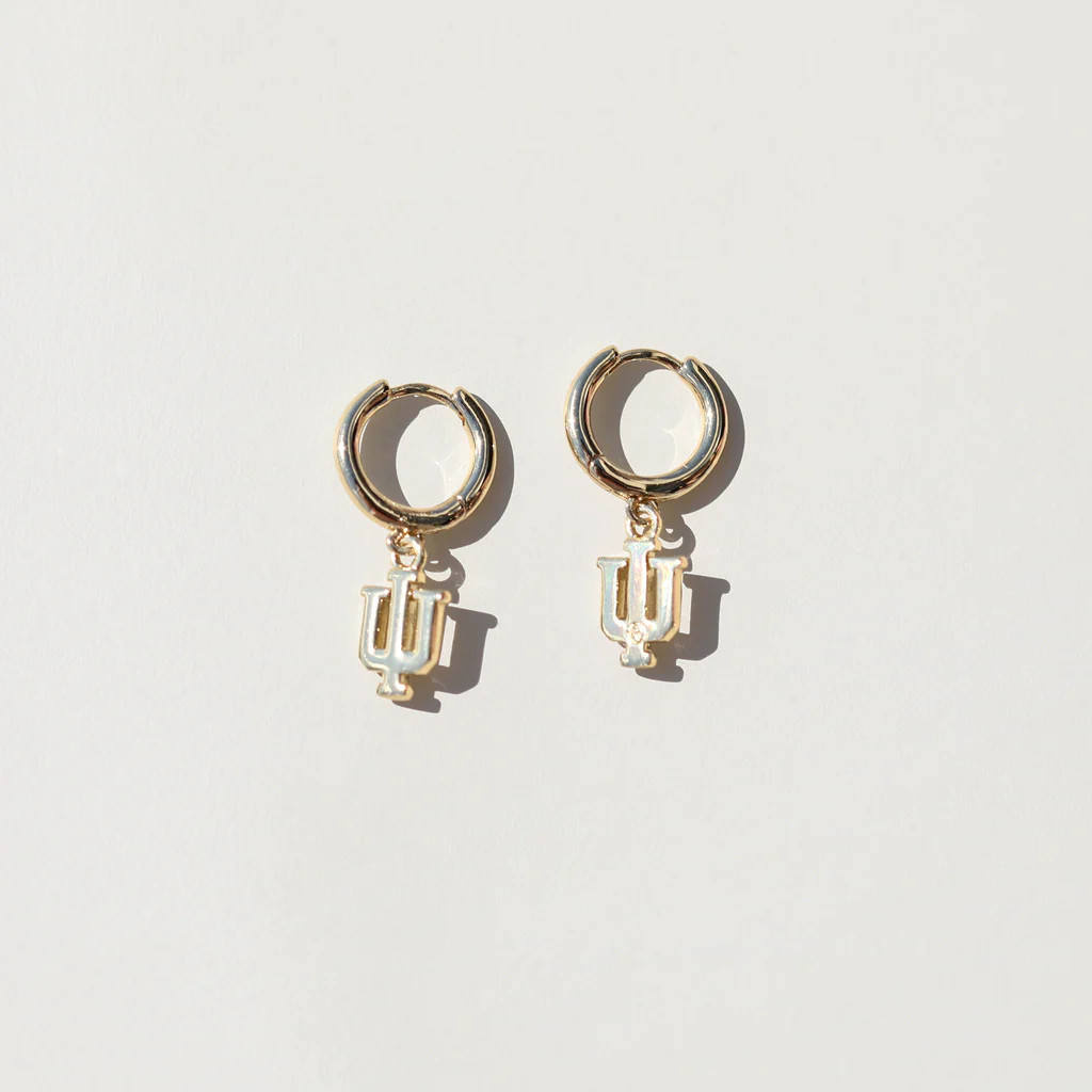 Indiana University Trident Huggies | Nickel and Suede