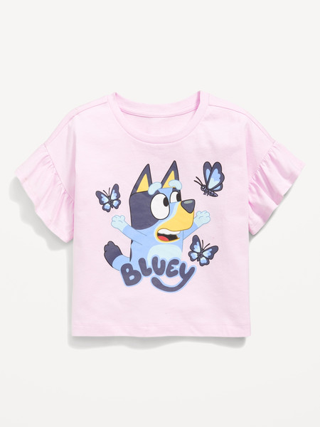 Ruffle-Sleeve Licensed Graphic T-Shirt for Toddler Girls | Old Navy (US)