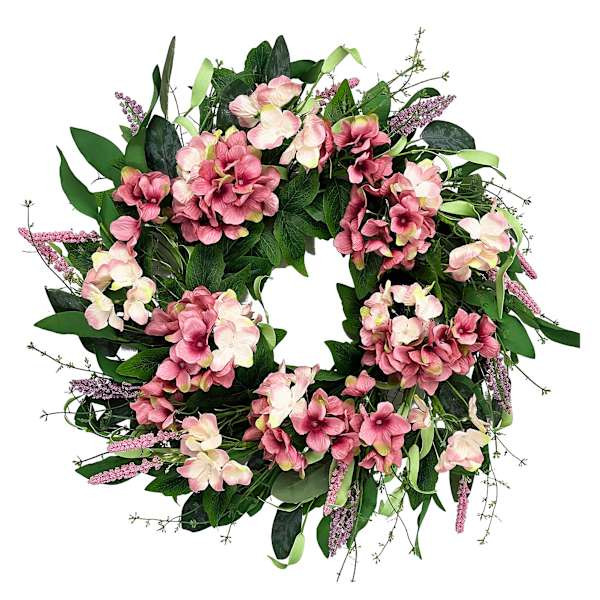 Hydrangea Wreath, 24" | At Home
