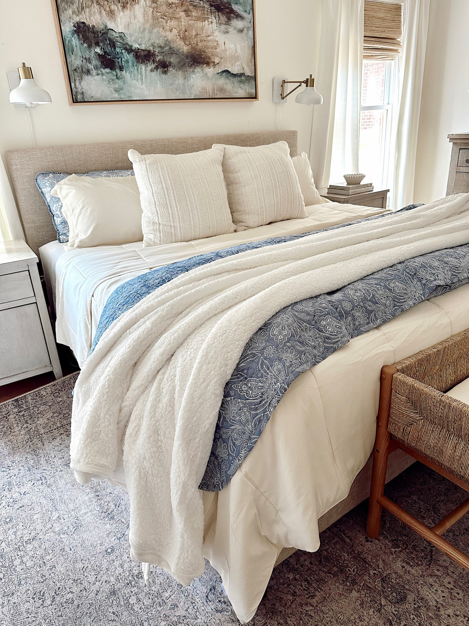 Master bedroom Summer decorating ideas // All bedding from Nordstrom Rack // quilt set // bed in a bag // blanket 

#LTKFind #LTKSeasonal #LTKhome