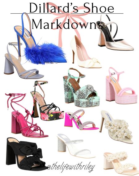 Fun shoe markdowns from Dillard’s

Fun shoes, wedding guest shoes, feather shoes, evening shoes, formal shoes, pearl shoes, pink shoes, pink heels, black heels, blue heels, blue shoes, bow shoes, bow heels, sale shoes, Barbie vibes, Barbie shoes 

#LTKSale #LTKshoecrush #LTKstyletip