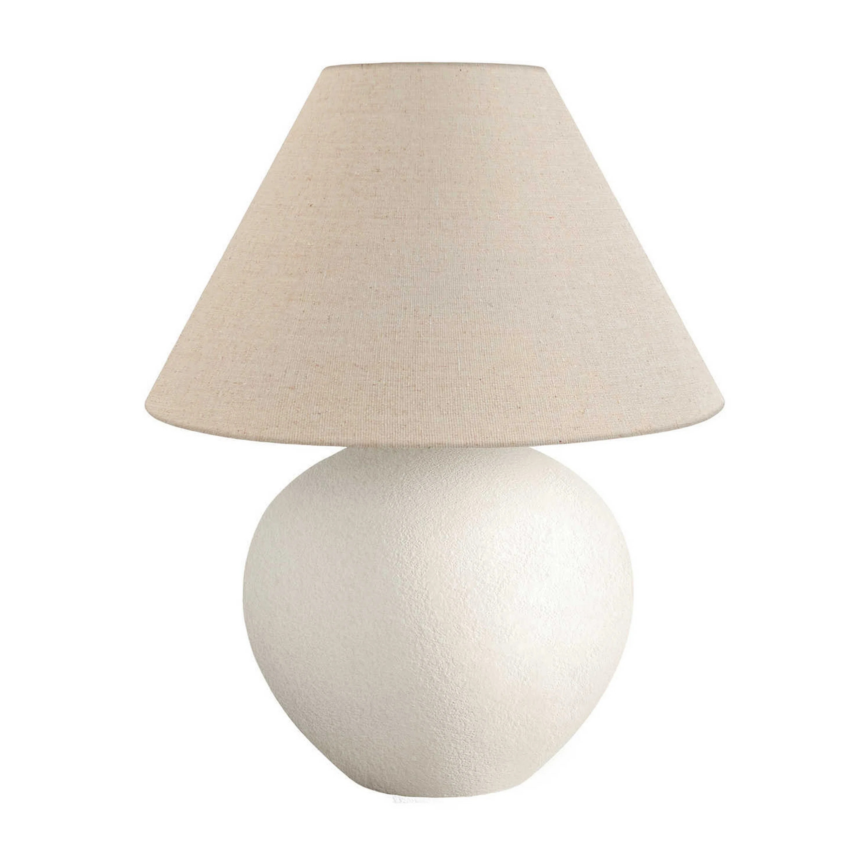 Lighting, 16"H, Table Lamp, Cream Shade, Cream Ceramic, Contemporary | Wayfair North America