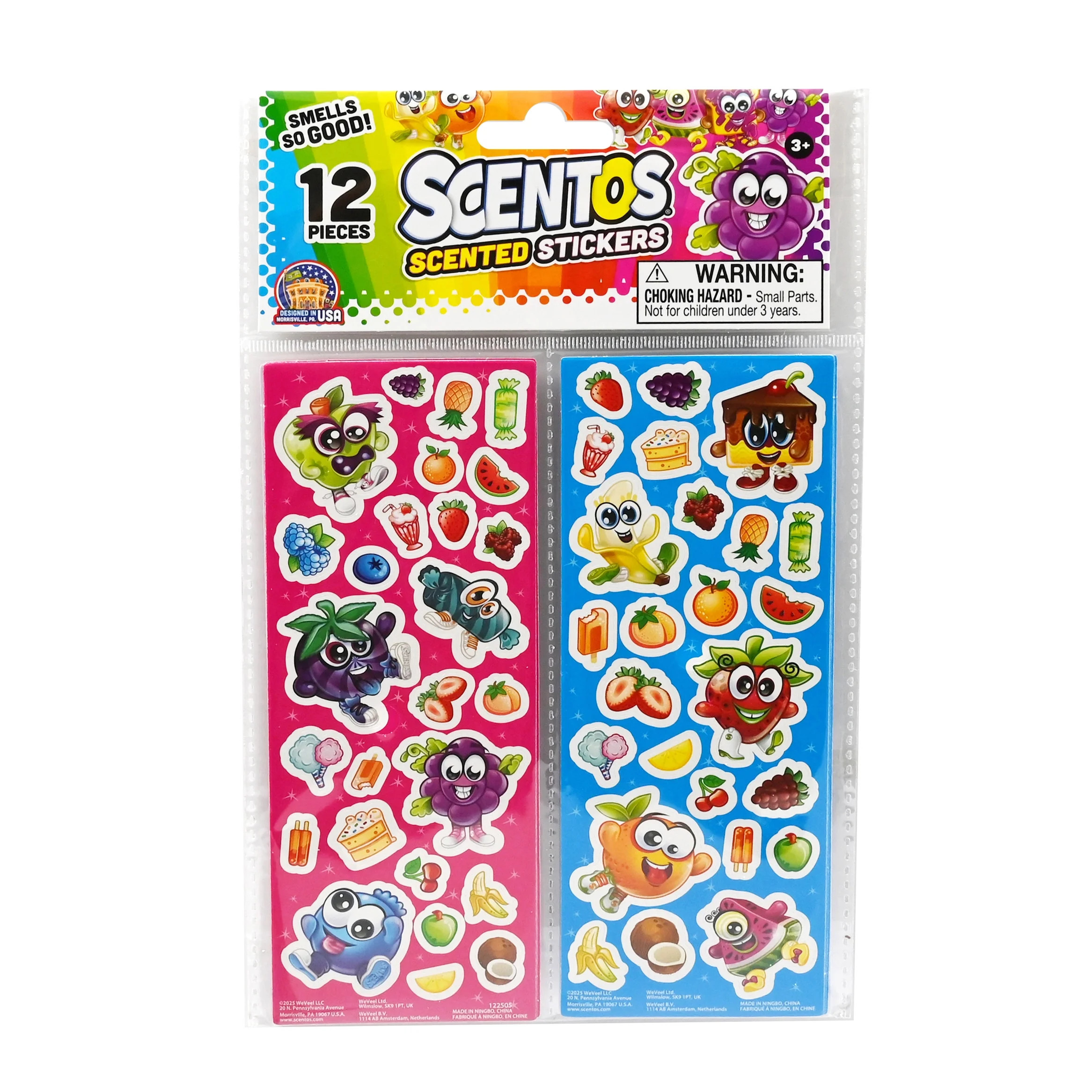 Scentos Long Lasting Scented Stickers, 300 Pieces (12 Pack) | Walmart (US)