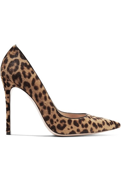 105 leopard-print calf hair pumps | NET-A-PORTER (UK & EU)
