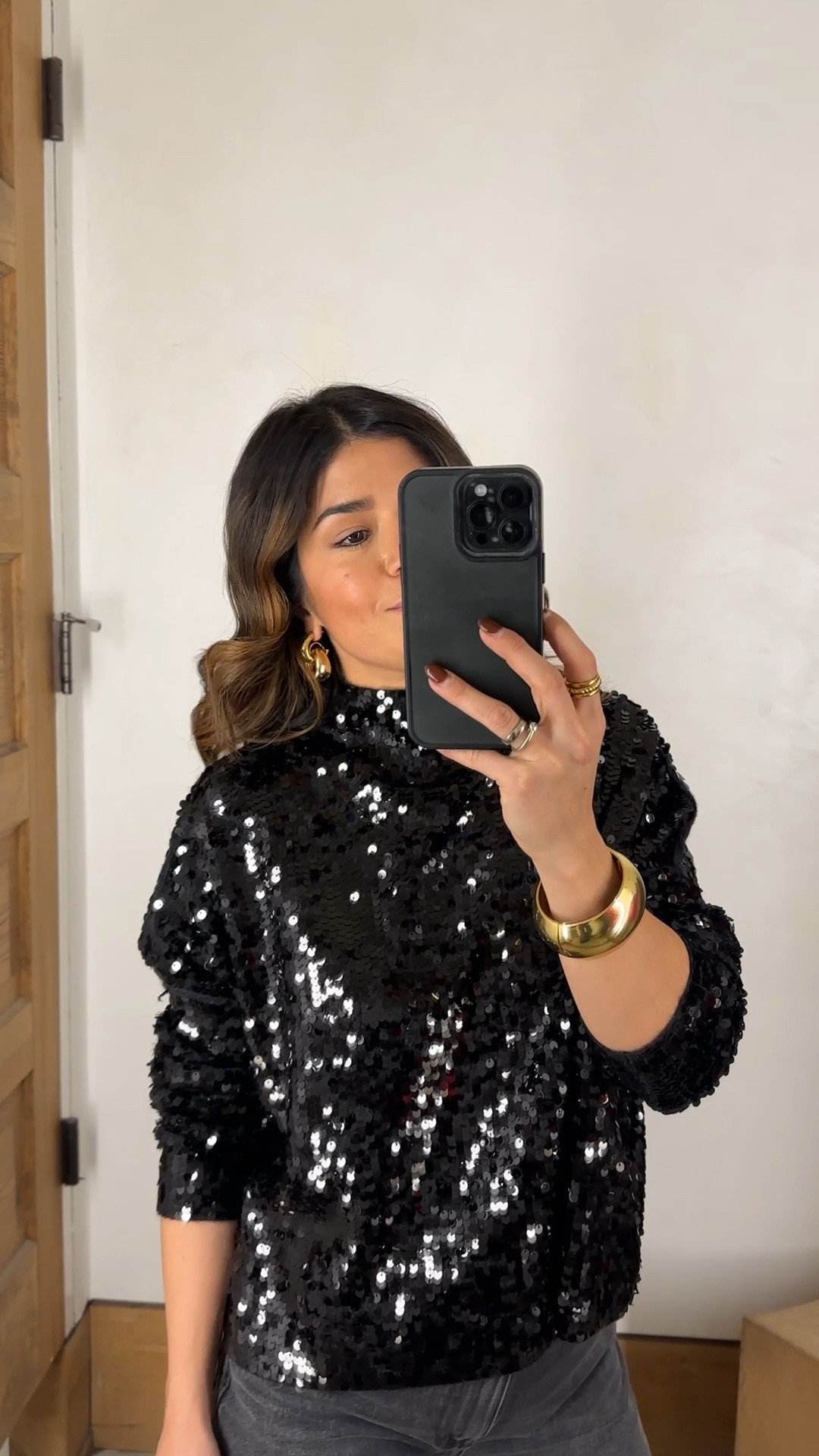 The cutest sequin blouse via Anthro! Wearing size small

#LTKFindsUnder100 #LTKCyberWeek #LTKWatchNow