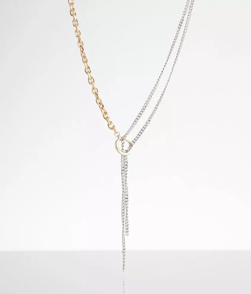 Mixed Chain Necklace | Buckle