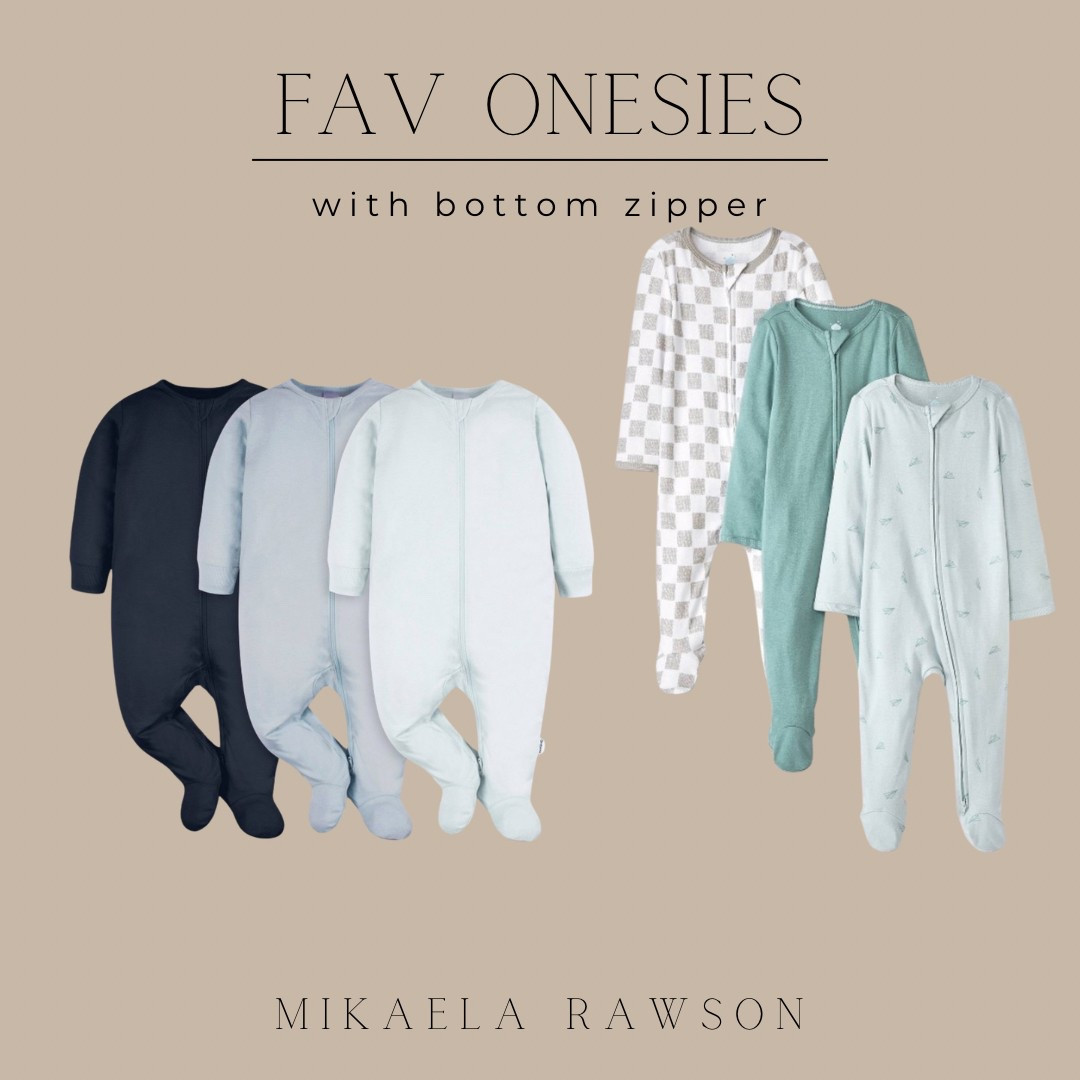 These are some of my favorite footed pajamas for my baby! I love how they have a bottom zipper to make diaper changes SO easy!! 🤍 

#LTKBump #LTKBaby #LTKStyleTip
