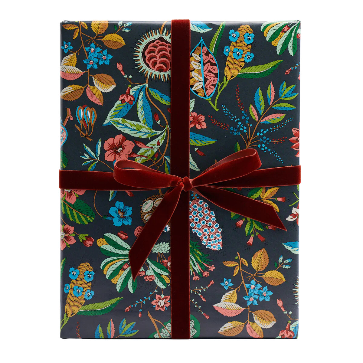 Roca Redonda Wrapping Paper In Carbon and Multi | Over The Moon