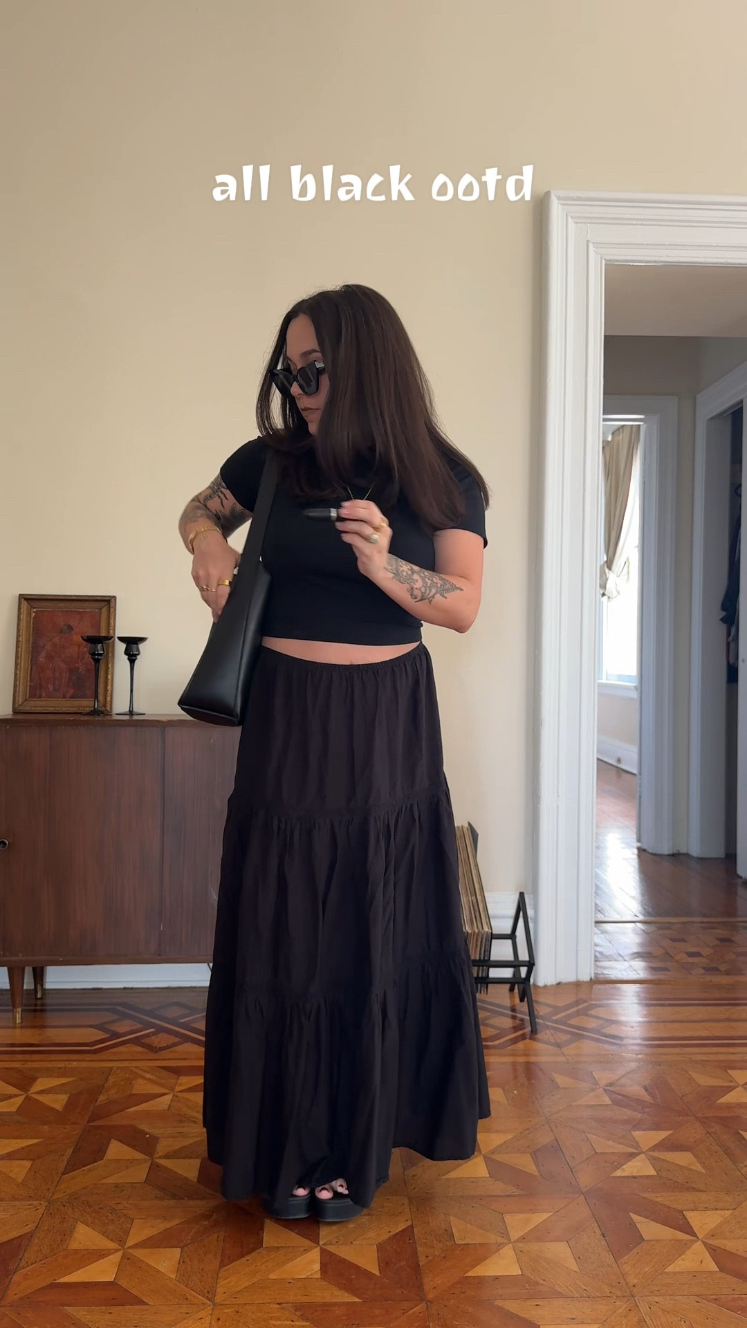 all black outfits just hit better in the spring 🖤  

goth spring outfit, alternative fashion, alt fashion, alt outfit inspo, all black outfit, soft goth

#LTKootd #LTKgrwm #LTKPetite