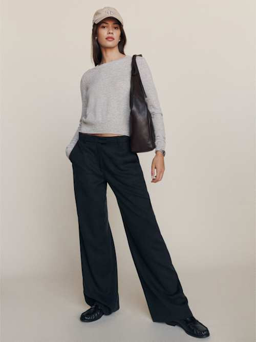 Carter Mid Rise Pant | Reformation (Global)