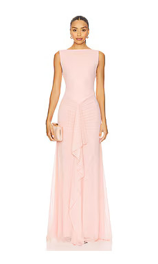 Lovers and Friends Ellie Maxi Dress in Baby Pink from Revolve.com | Revolve Clothing (Global)