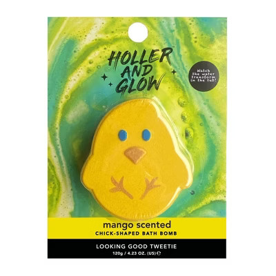 Holler and Glow Easter Bath Soaks - Looking Good Tweetie - 4.23oz | Target