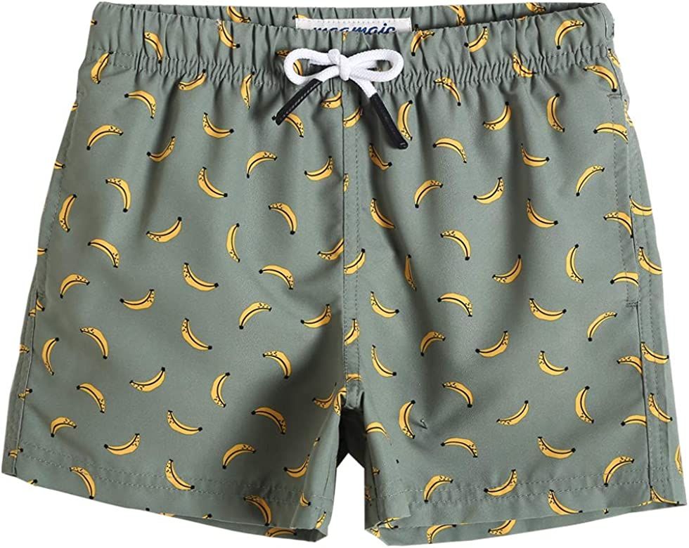 maamgic Boys Swim Trunks Toddler Swim Shorts Little Boys Bathing Suit Swimsuit Toddler Boy Swimwear | Amazon (US)